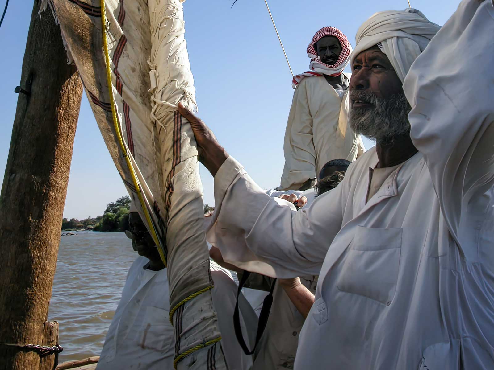 Paseo en bote por el Nilo en Tombos